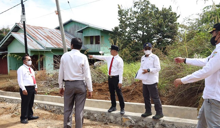 Bupati dan Wakil Bupati Tana Tidung Memonitoring Kegiatan Fisik