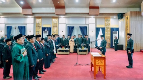Bupati Tana Tidung Lantik dan Kukuhkan Pejabat serta Kepala Sekolah