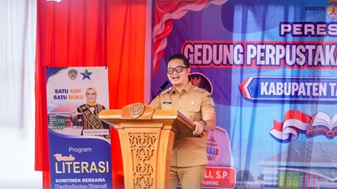 Bupati Tana Tidung Resmikan Gedung Perpustakaan Umum Daerah, Dorong Peningkatan Literasi Masyarakat