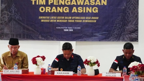 TIMPORA Kaltara Perkuat Sinergi Lintas Sektor melalui Program Desa Binaan Imigrasi